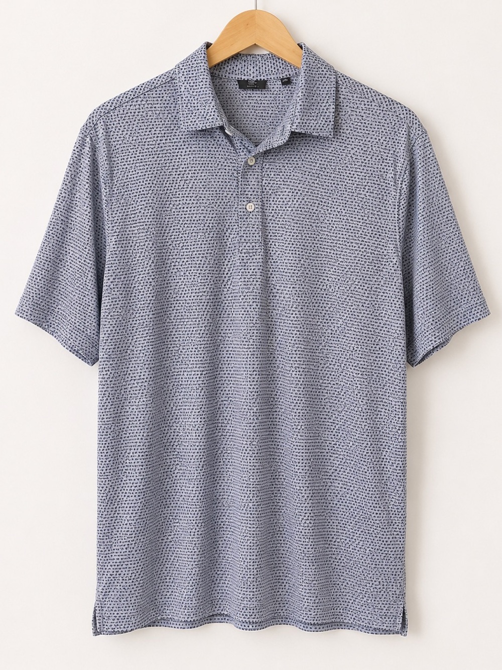 FootJoy Men’s Light Blue Micro-Pattern Performance Golf Polo Size XL